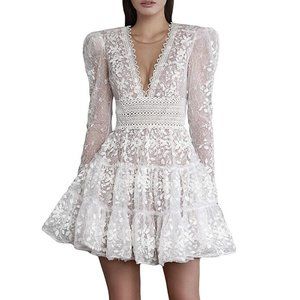 Bronx and Banco White Megan Dress - XL